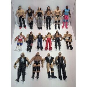 Lot Of 16 WWE Action Figures